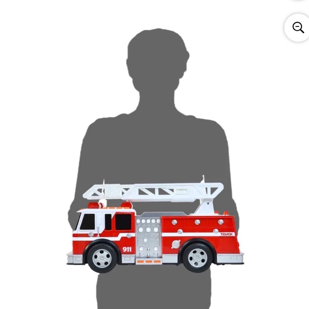 Maxx Action Large Firetruck w/ Extendable Ladder - Picture 5 of 5